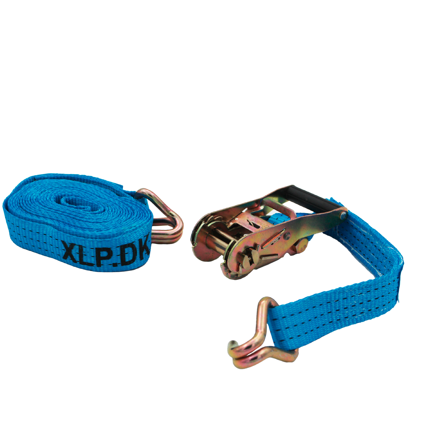 Lashing 2-part BL 5T/LC 2500 daN, 50mm 0,5+9,5M with ratchet and hooks. XLP