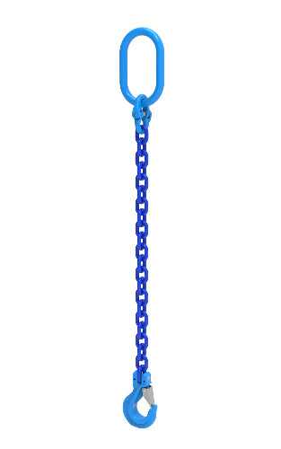 1 benet kæde sling, dia. 8 mm - WLL 2,5 Ton