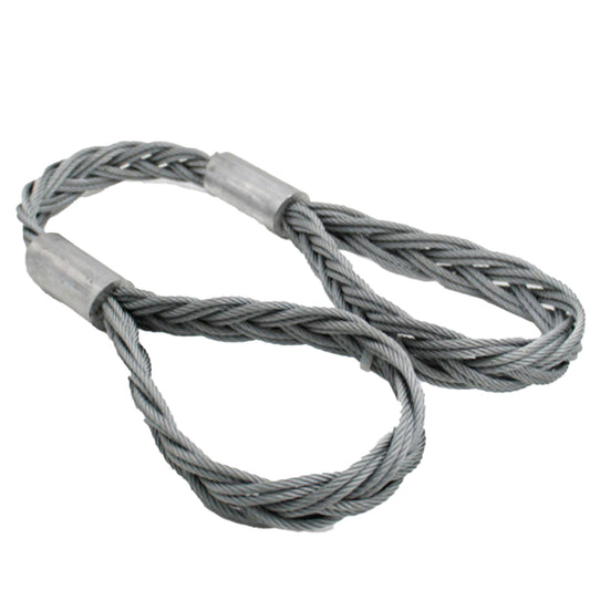 Flatbraided wire rope sling WLL 1600 kg EWL 6,0 m. SF 5:1