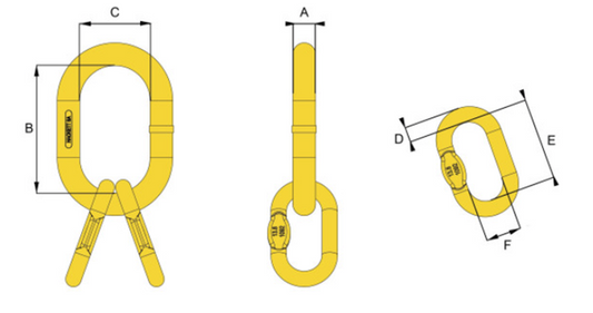 Garniturering til 3 & 4 benet sling