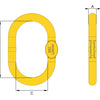 1 ben = 7 og 8 mm - 2 ben = 6 mm